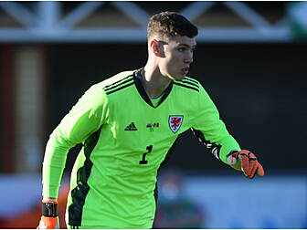 Norwich goalkeeper Dan Barden...